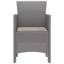 Silla de Jardín 4 pcs Gris Claro 53 x 49 x 85 cm Polipropileno en Sillas de jardín | Comprar online en Foru.es
