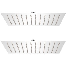 Cabezal de ducha efecto lluvia 2 pzs acero inoxidable 20x30 cm de vidaXL, Cabezales de ducha - Ref: Foro24-275944, Precio: 32...