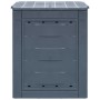 Compostadores de jardín 2 unidades gris 520 L 60x60x73 cm de vidaXL, Compostadores - Ref: Foro24-278919, Precio: 118,50 €, De...