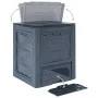 Compostadores de jardín 2 unidades gris 520 L 60x60x73 cm de vidaXL, Compostadores - Ref: Foro24-278919, Precio: 173,15 €, De...