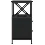 Mesitas de noche 2 uds madera de ingeniería negro 34x35,5x70 cm de vidaXL, Mesitas de noche - Ref: Foro24-825944, Precio: 104...