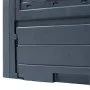 Compostadores de jardín 2 unidades gris 520 L 60x60x73 cm de vidaXL, Compostadores - Ref: Foro24-278919, Precio: 173,15 €, De...