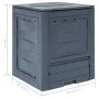 Compostadores de jardín 2 unidades gris 520 L 60x60x73 cm de vidaXL, Compostadores - Ref: Foro24-278919, Precio: 173,15 €, De...
