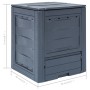 Compostadores de jardín 2 unidades gris 520 L 60x60x73 cm de vidaXL, Compostadores - Ref: Foro24-278919, Precio: 118,50 €, De...
