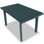 Juego de comedor de jardín 5 piezas plástico verde de vidaXL, Conjuntos de jardín - Ref: Foro24-275079, Precio: 526,17 €, Des...