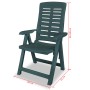 Juego de comedor de jardín 5 piezas plástico verde de vidaXL, Conjuntos de jardín - Ref: Foro24-275079, Precio: 526,17 €, Des...