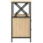 Mesita noche 2 uds madera ingeniería roble Sonoma 34x35,5x70 cm de vidaXL, Mesitas de noche - Ref: Foro24-825946, Precio: 121...