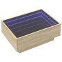 Mesa de centro y LED madera ingeniería roble Sonoma 70x50x30 cm en Mesas de centro | Comprar online en Foru.es