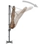 Sombrilla de jardín con base portátil gris topo de vidaXL, Sombrillas - Ref: Foro24-276334, Precio: 197,31 €, Descuento: %