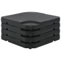 Sombrilla de jardín con base portátil gris topo de vidaXL, Sombrillas - Ref: Foro24-276334, Precio: 197,31 €, Descuento: %