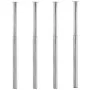 Patas de mesa telescópicas 4 unidades cromado 710 mm-1100 mm de vidaXL, Patas para mesas - Ref: Foro24-3051486, Precio: 95,59...