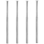 Patas de mesa telescópicas 4 unidades cromado 710 mm-1100 mm de vidaXL, Patas para mesas - Ref: Foro24-3051486, Precio: 93,51...