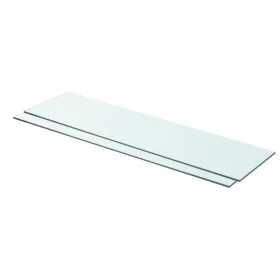 Estantes 2 unidades panel de vidrio transparente 80x20 cm de vidaXL, Estantes y estanterías - Ref: Foro24-3051574, Precio: 43...