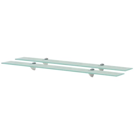 Estantes flotantes 2 unidades vidrio 8 mm 90x10 cm de vidaXL, Estantes y estanterías - Ref: Foro24-3051500, Precio: 49,09 €, ...