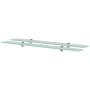 Estantes flotantes 2 unidades vidrio 8 mm 90x10 cm de vidaXL, Estantes y estanterías - Ref: Foro24-3051500, Precio: 49,09 €, ...