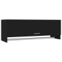 Armario de madera contrachapada negro 100x32,5x35 cm de vidaXL, Armarios roperos - Ref: Foro24-808234, Precio: 64,57 €, Descu...
