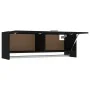 Armario de madera contrachapada negro 100x32,5x35 cm de vidaXL, Armarios roperos - Ref: Foro24-808234, Precio: 60,25 €, Descu...