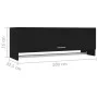 Armario de madera contrachapada negro 100x32,5x35 cm de vidaXL, Armarios roperos - Ref: Foro24-808234, Precio: 60,25 €, Descu...