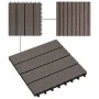 WPC-Verandafliesen 30x30 cm 2 m² dunkelbraun 22 Einheiten von vidaXL, Böden und Teppiche - Ref: Foro24-277802, Preis: 103,26 ...