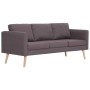 Conjunto de sofás 2 piezas tela gris taupe de vidaXL, Sofás - Ref: Foro24-276858, Precio: 610,25 €, Descuento: %