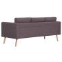 Conjunto de sofás 2 piezas tela gris taupe de vidaXL, Sofás - Ref: Foro24-276858, Precio: 610,25 €, Descuento: %