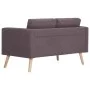 Conjunto de sofás 2 piezas tela gris taupe de vidaXL, Sofás - Ref: Foro24-276858, Precio: 555,44 €, Descuento: %