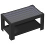 Mesa de centro con LED madera de ingeniería negro 93x53x45 cm en Mesas de centro | Comprar online en Foru.es