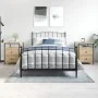 Mesitas noche 2 uds madera ingeniería roble Sonoma 44x45x60 cm de vidaXL, Mesitas de noche - Ref: Foro24-826006, Precio: 108,...