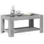 Mesa de centro y LED madera ingeniería gris Sonoma 93x53x45 cm en Mesas de centro | Comprar online en Foru.es