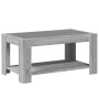 Mesa de centro y LED madera ingeniería gris Sonoma 93x53x45 cm en Mesas de centro | Comprar online en Foru.es