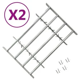 Rejas de seguridad de ventana ajustables 2 uds 1000-1500 mm de vidaXL, Ventanas - Ref: Foro24-3057510, Precio: 138,38 €, Desc...