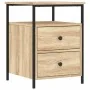 Mesitas noche 2 uds madera ingeniería roble Sonoma 44x45x60 cm de vidaXL, Mesitas de noche - Ref: Foro24-826006, Precio: 108,...