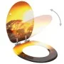 Toilet seat cover soft close 2 pcs MDF savannah design by vidaXL, Toilet and bidet seats - Ref: Foro24-3056417, Price: 84,22 ...