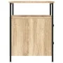 Mesitas noche 2 uds madera ingeniería roble Sonoma 44x45x60 cm de vidaXL, Mesitas de noche - Ref: Foro24-826006, Precio: 108,...