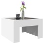 Mesa de centro con Infinity LED blanco 50x50x30 cm en Mesas de centro | Comprar online en Foru.es