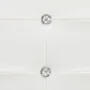 Cama con colchón viscoelástico cuero sintético blanco 140x200cm de vidaXL, Camas y somieres - Ref: Foro24-277556, Precio: 412...