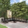 Juego de muebles de jardín 11 piezas madera maciza de pino en Conjuntos de jardín | Comprar online en Foru.es