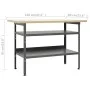 Workbench with three wall panels and a cabinet by vidaXL, Work tables - Ref: Foro24-3053431, Price: 313,09 €, Discount: %