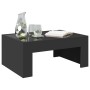 Mesa de centro con Infinity LED negro 70x50x30 cm en Mesas de centro | Comprar online en Foru.es
