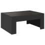 Mesa de centro con Infinity LED negro 70x50x30 cm en Mesas de centro | Comprar online en Foru.es