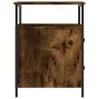 Mesitas noche 2 uds madera ingeniería roble ahumado 44x45x60 cm de vidaXL, Mesitas de noche - Ref: Foro24-826008, Precio: 93,...