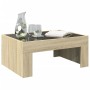 Mesa de centro con Infinity LED roble Sonoma 70x50x30 cm en Mesas de centro | Comprar online en Foru.es