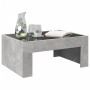 Mesa de centro con Infinity LED gris hormigón 70x50x30 cm en Mesas de centro | Comprar online en Foru.es