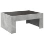 Mesa de centro con Infinity LED gris hormigón 70x50x30 cm en Mesas de centro | Comprar online en Foru.es