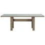 Juego de comedor para jardín 7 piezas ratán sintético marrón de vidaXL, Conjuntos de jardín - Ref: Foro24-3059467, Precio: 98...