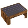 Mesa de centro con Infinity LED roble ahumado 70x50x30 cm en Mesas de centro | Comprar online en Foru.es