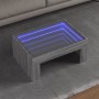 Mesa de centro con Infinity LED gris Sonoma 70x50x30 cm en Mesas de centro | Comprar online en Foru.es