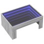 Mesa de centro con Infinity LED gris Sonoma 70x50x30 cm en Mesas de centro | Comprar online en Foru.es