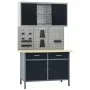 Workbench with three wall panels and a cabinet by vidaXL, Work tables - Ref: Foro24-3053433, Price: 510,17 €, Discount: %