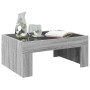 Mesa de centro con Infinity LED gris Sonoma 70x50x30 cm en Mesas de centro | Comprar online en Foru.es